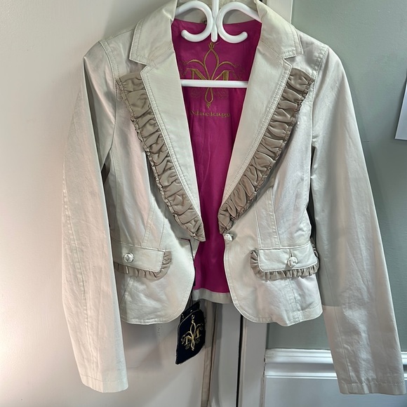 Mackage blazer nwt leather detail - Picture 1 of 8